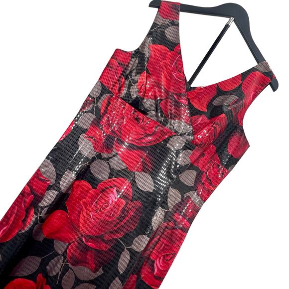 Vintage La Belle Babydoll Slip Dress Dark Romantic Rose Whimsygoth Y2K 90s USA - Picture 9 of 11